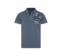 CAMP DAVID T-Shirt 'Alaska Ice Tour' bleu marine / bleu-gris / blanc, Taille L