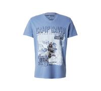 CAMP DAVID T-Shirt bleu clair / noir / blanc, Taille L