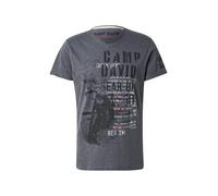 CAMP DAVID T-Shirt bleu fumé / anthracite, Taille XXL