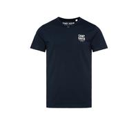 CAMP DAVID T-Shirt bleu marine / blanc, Taille L