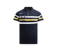 CAMP DAVID T-Shirt bleu marine / jaune / blanc, Taille XL
