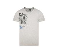 CAMP DAVID T-Shirt bleu roi / gris chiné / noir, Taille XL