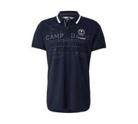 CAMP DAVID T-Shirt bleu / vert fluo, Taille L