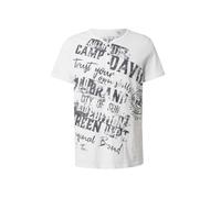 CAMP DAVID T-Shirt gris foncé / blanc, Taille XL
