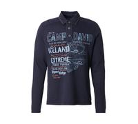 CAMP DAVID T-Shirt marine / bleu clair / rouge clair, Taille S