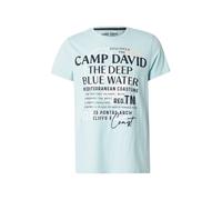 CAMP DAVID T-Shirt menthe / orange / noir / blanc, Taille M