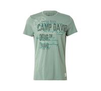 CAMP DAVID T-Shirt menthe / vert foncé / blanc, Taille XXL