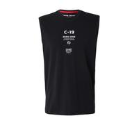 CAMP DAVID T-Shirt noir / blanc, Taille XXL