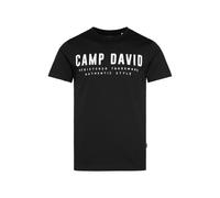 CAMP DAVID T-Shirt noir / blanc, Taille XXL