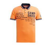 CAMP DAVID T-Shirt orange / noir / blanc, Taille L