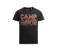 CAMP DAVID T-Shirt rouge / noir, Taille M