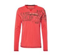 CAMP DAVID T-Shirt 'The Craftsmen' rouge clair / noir, Taille M