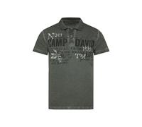 CAMP DAVID T-Shirt vert / noir / blanc, Taille L