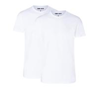 CAMP DAVID T-Shirts, 2er Paquet - Crew Col T-Shirt 2P, Coton Stretch