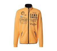 CAMP DAVID Veste de survêtement bleu marine / orange / noir, Taille XL