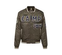 CAMP DAVID Veste mi-saison bleu foncé / olive / blanc, Taille XL