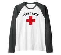 Camp de Natation Sarcastic I Can't Swim pour Les sauveteurs de Sisters Cruise Manche Raglan