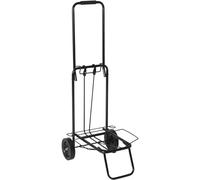 Camp-Gear - Chariot à bagages - Pliable - Acier - 35 kg, Noir