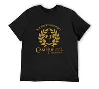 Camp Half Blood Branches Camp Jupiter SPQR Scifi Percy Jackson Men's T Shirt Black M