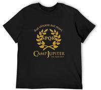 Camp Half Blood Branches Camp Jupiter SPQR SciFi Percy Jackson Men's T Shirt Manches Courtes(XX-Large)