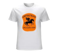 Camp Half Blood Long Island Sound Greek Mythology Pegasus Percy Jackson Mens Fashion Casual Basic Short Sleeve T-Shirts Size S