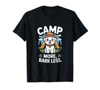 Camp More Bark Less Dog Camping Adventure Outdoor T-Shirt