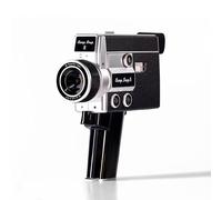 Camp Snap CS-8 Caméscope Numérique - Enregistreur Vidéo 2.7K pour Youtube, Caméra sans Écran, Zoom Numérique 8X, avec 5 Filtres Film Personnalisables, Carte SD Incluse & Batterie Rechargeable USB-C