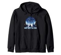 Camp sous les étoiles guidé par leur sagesse Sweat à Capuche
