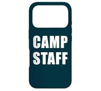 Camp Staff - Campsite Worker & Volunteer Uniform Coque pour iPhone 17 Pro