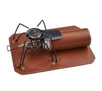 Camp Stove Accessories, Stove Top Mat, 11.81x7.87 inches PU Leather Kitchen Stove Cover, Anti Slip Stove Base, Hiking Stove Equipment, Easy To Use, Portable for Outdoor Adventures