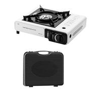 Camp Stove | Camp Stove Camping Cook Burner, 2 900 W, réglable, portable, ustensiles faciles pour le backpacking, la plage, la randonnée, la randonnée, le barbecue, la survie