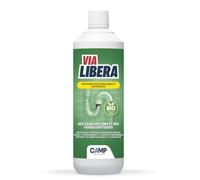 Camp Via libera Bio, Déboucheur liquide Bio, Traitement Bactérien enzymatique pour Canalisations et Fosses Biologiques - 1000 G