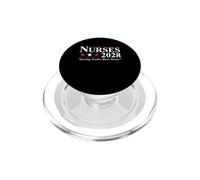 Campagne électorale infirmière 2028 Parodie drôle RN Life Design PopSockets PopGrip pour MagSafe