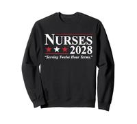 Campagne électorale infirmière 2028 Parodie drôle RN Life Design Sweatshirt