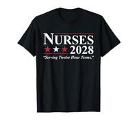 Campagne électorale infirmière 2028 Parodie drôle RN Life Design T-Shirt