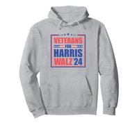 Campagne présidentielle 2024 des vétérans pour Harris Walz Sweat à Capuche