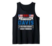 Campagne présidentielle de la Guerre Civile de Jefferson Davis 1861 Débardeur