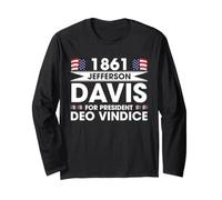 Campagne présidentielle de la Guerre Civile de Jefferson Davis 1861 Manche Longue