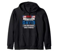 Campagne présidentielle de la Guerre Civile de Jefferson Davis 1861 Sweat à Capuche