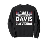 Campagne présidentielle de la Guerre Civile de Jefferson Davis 1861 Sweatshirt