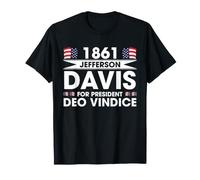 Campagne présidentielle de la Guerre Civile de Jefferson Davis 1861 T-Shirt