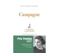 Campagne - Raymonde Vincent - Le Passeur - broché - Roman