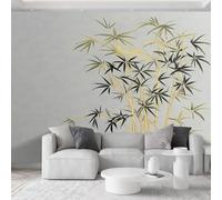 Campagne Traditionnelle Papier Peint Panoramique 400L x 280H cm, Chinois Peinture à l'Encre Botanique Floral Papier Peint pour Salon Chambre à Coucher - Multicolore Fresque Mural Poster pour Bureau