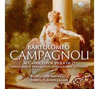 Campagnoli: 41 Caprices for Viola Op.22, Arranged for Viola & Piano By Carl Albert Tottmann