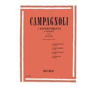 CAMPAGNOLI B. - 7 DIVERTIMENTI O SONATE OP.18 - VIOLON