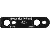 Campagnolo Adaptateur de Frein à Disque Ekar pour Disque de 160 mm noir HR FM auf FM