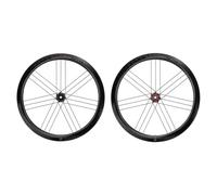 Campagnolo Bora Ultra Wto 45 Opaco Disc Cl Tubeless Road Wheel Set Argenté 12 x 100 / 12 x 142 mm / Campagnolo N3W Black