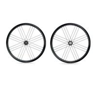 Campagnolo Bora Wto C23 35 Disc Tubeless 2-way Fit™ Road Wheel Set Argenté 12 x 100 / 12 x 142 mm / Sram XDR Black