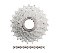 Campagnolo Cassette Chorus + Chaîne Chorus 11 vitesses Ensemble d'usure gris 11-25