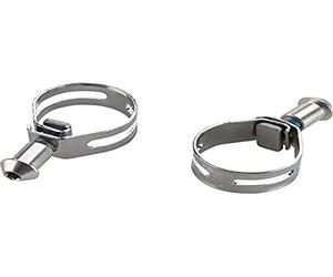Campagnolo Ergo-Power EC-SR103 Paire de Colliers de Serrage pour Guidon Argenté